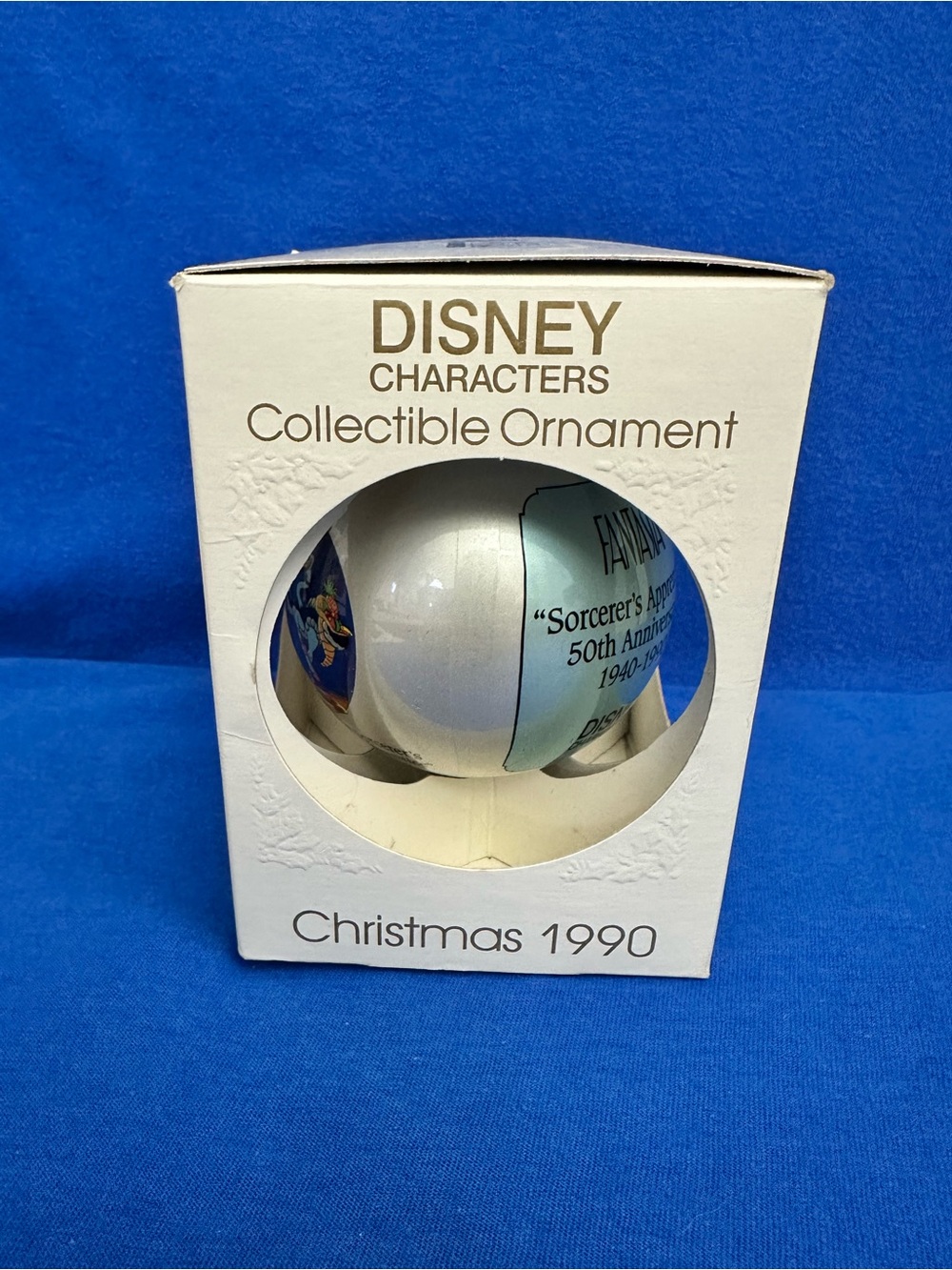 VTG Walt Disney's Fantasia Christmas Ornament Set of 2-Fantasia 50th Anniversary - Picture 3 of 15